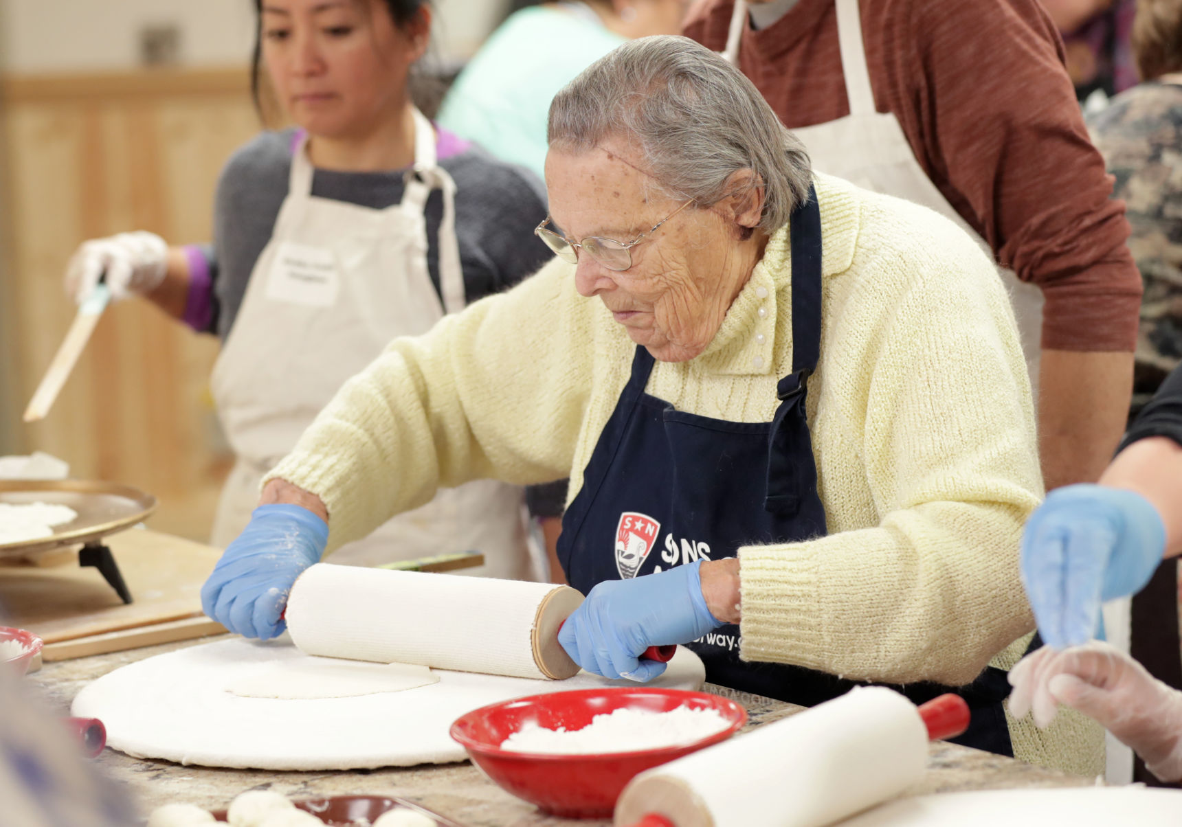 Lefse baking class